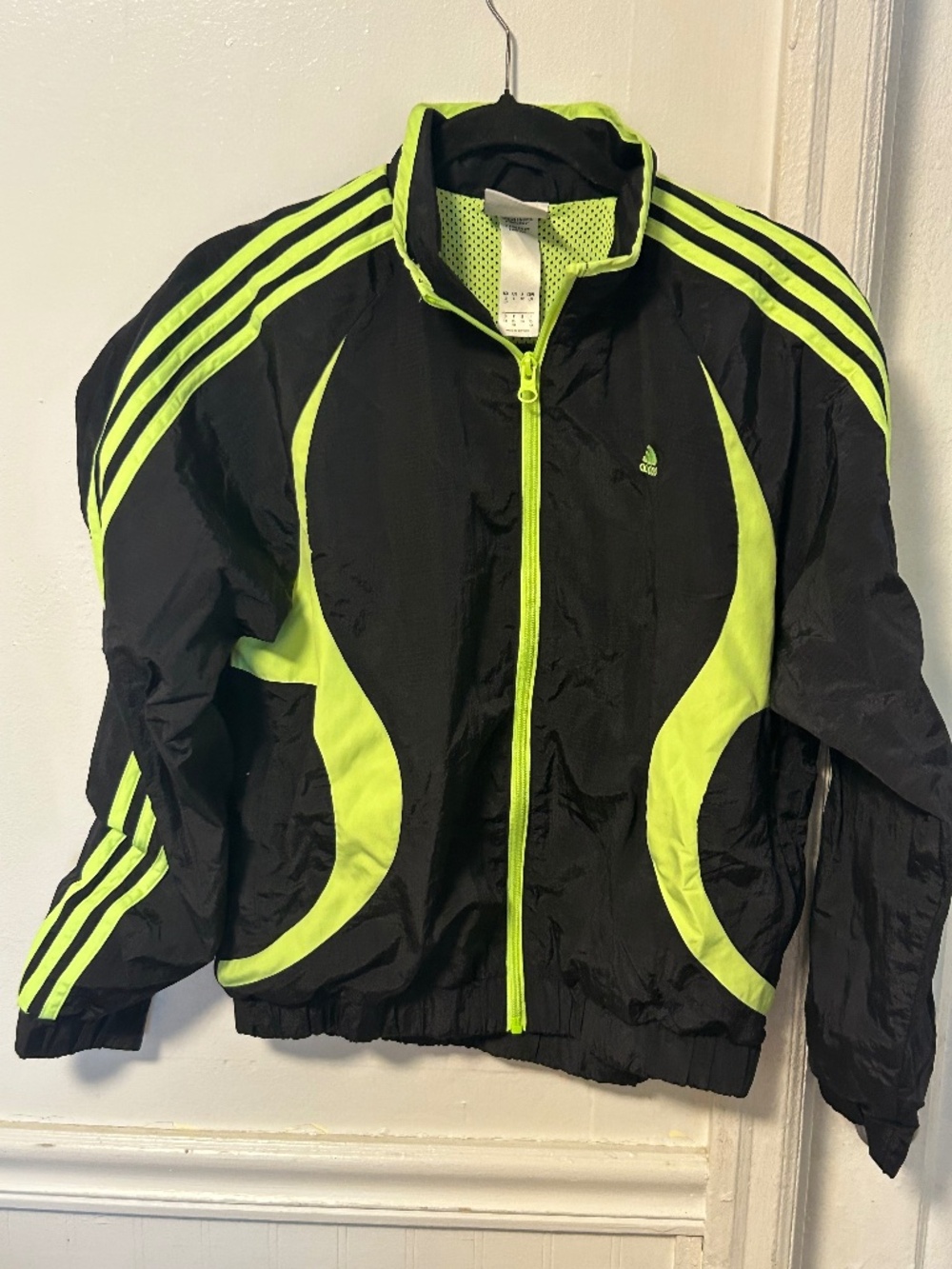 Adida Black Jacket ex cond so large